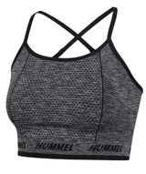 Hummel® - Cami Seamless Sports Top (Black Melange)