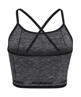 Hummel® - Cami Seamless Sports Top (Black Melange)