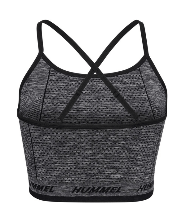 Hummel® - Cami Seamless Sports Top (Black Melange)