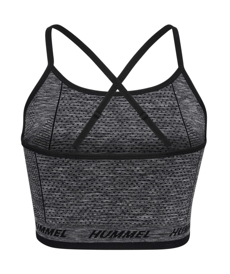 Hummel® - Cami Seamless Sports Top (Black Melange)