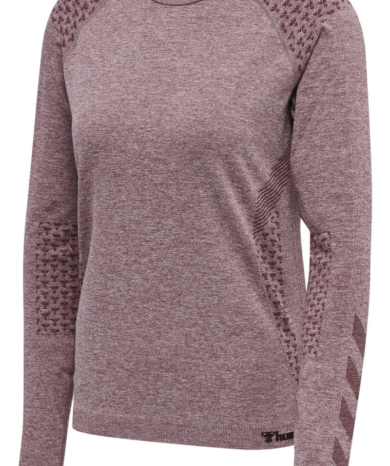 Hummel® - Classic Bee Seamless T-shirt L/S (Nocturne Melange)