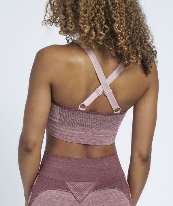 Hummel® - Clea Seamless Sports Top (Fudge/Woodrose Melange)