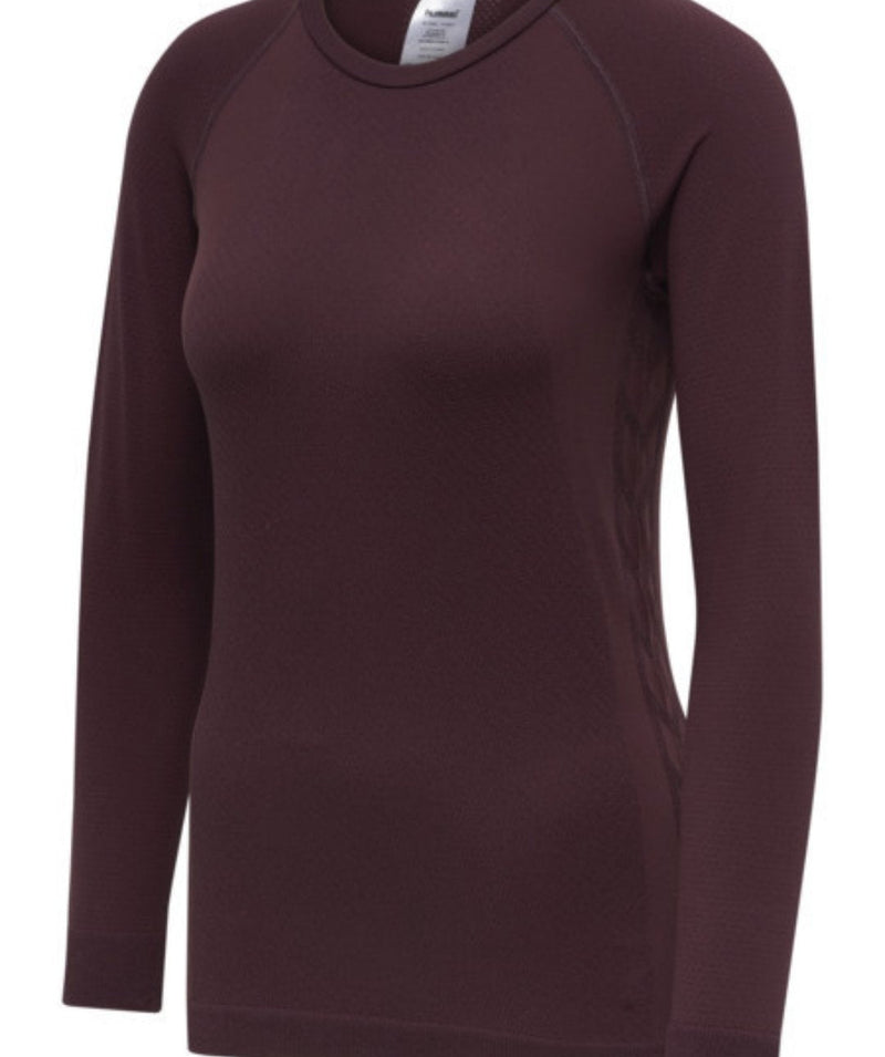 Hummel® - Clea Seamless T-shirt L/S (Fudge)