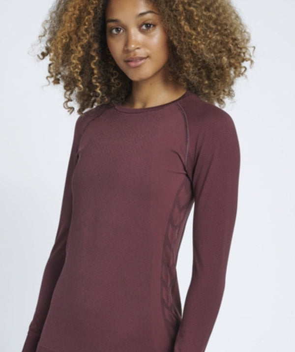 Hummel® - Clea Seamless T-shirt L/S (Fudge)