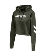 Hummel® - Legacy Cropped Hoodie (Bettle)