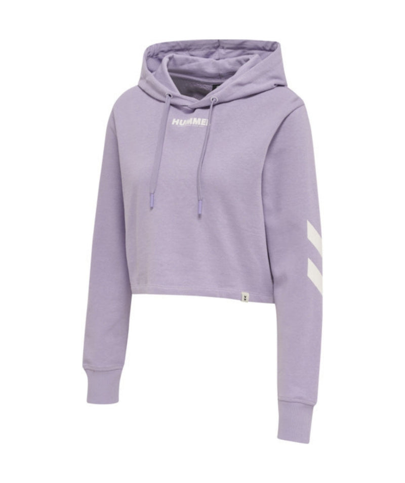 Hummel® - Legacy Cropped Hoodie (Heirloom Lilac)