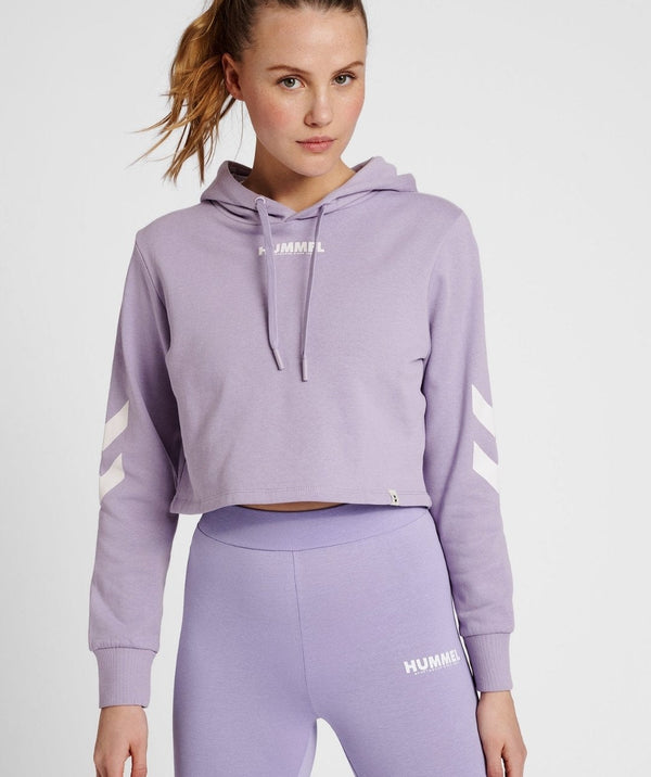 Hummel® - Legacy Cropped Hoodie (Heirloom Lilac)