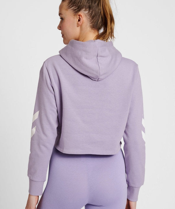 Hummel® - Legacy Cropped Hoodie (Heirloom Lilac)