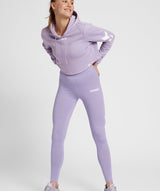 Hummel® - Legacy Cropped Hoodie (Heirloom Lilac)