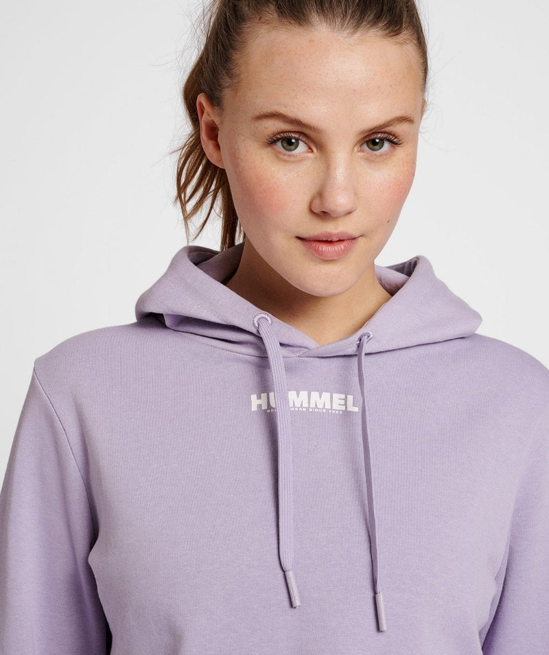 Hummel® - Legacy Cropped Hoodie (Heirloom Lilac)
