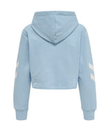 Hummel® - Legacy Cropped Hoodie (Placid Blue)