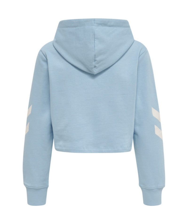 Hummel® - Legacy Cropped Hoodie (Placid Blue)