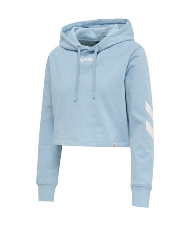 Hummel® - Legacy Cropped Hoodie (Placid Blue)