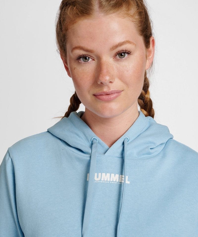 Hummel® - Legacy Cropped Hoodie (Placid Blue)