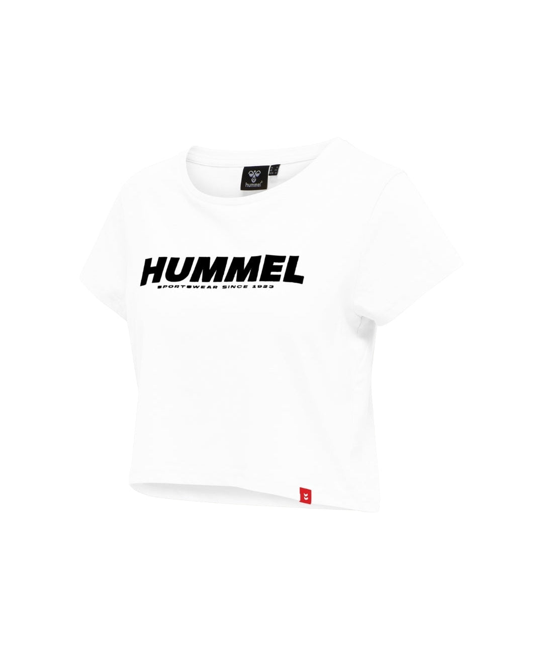 Hummel® - Legacy Cropped T-shirt (White/Black)