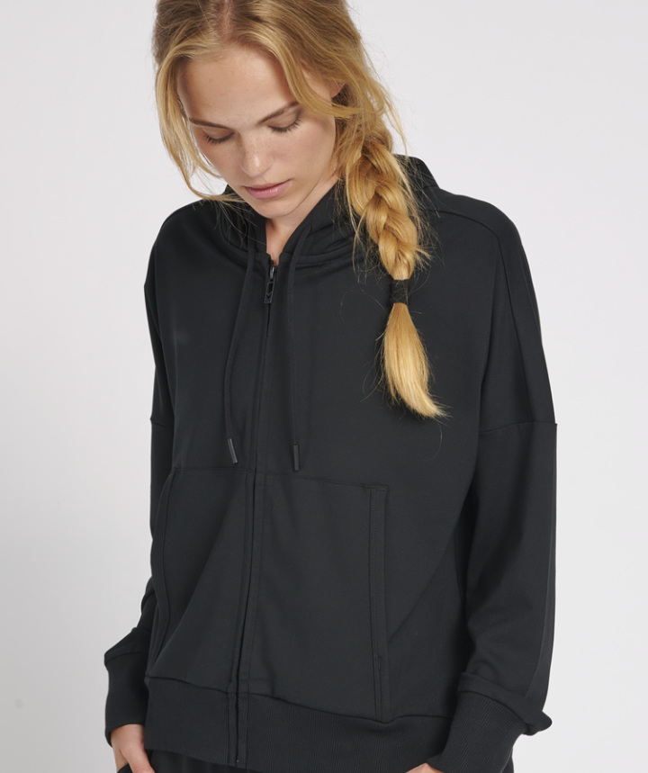 Hummel® - Luise Loose Zip Hoodie (Black)