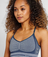 Hummel® - Lulu Seamless Scrunch Bra (Insignia Blue Melange)