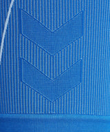 Hummel® - Christel Seamless Shorts (Placid Blue/Lapis Blue Melange)