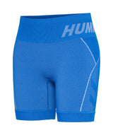 Hummel® - Christel Seamless Shorts (Placid Blue/Lapis Blue Melange)