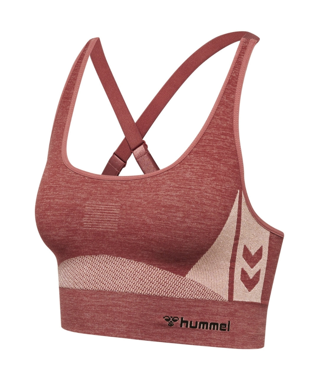 Hummel® - Clea Seamless Sports Top (Withered Rose/Rose Tan Melange)