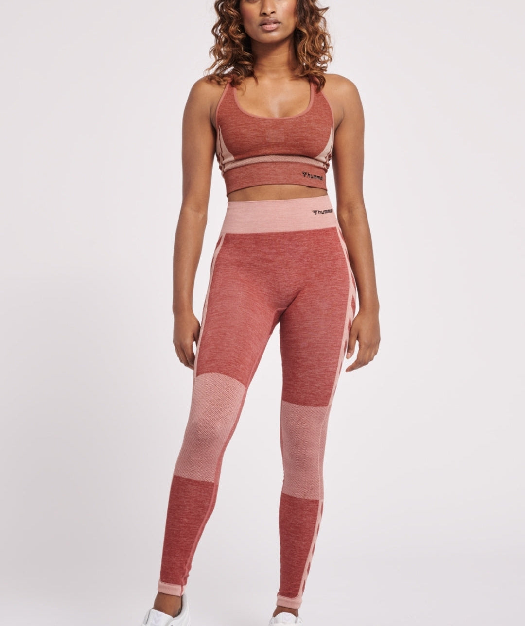 Hummel® - Clea Seamless Sports Top (Withered Rose/Rose Tan Melange)