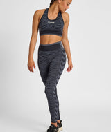 Hummel® - Saga Seamless MW Tights (Sort)