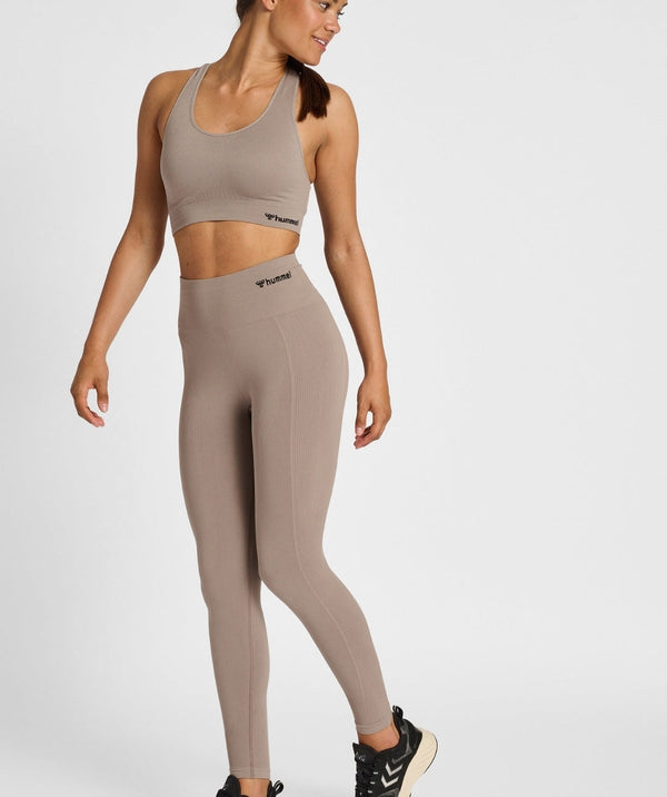 Hummel® - TIF High Waist Leggings (Driftwood)