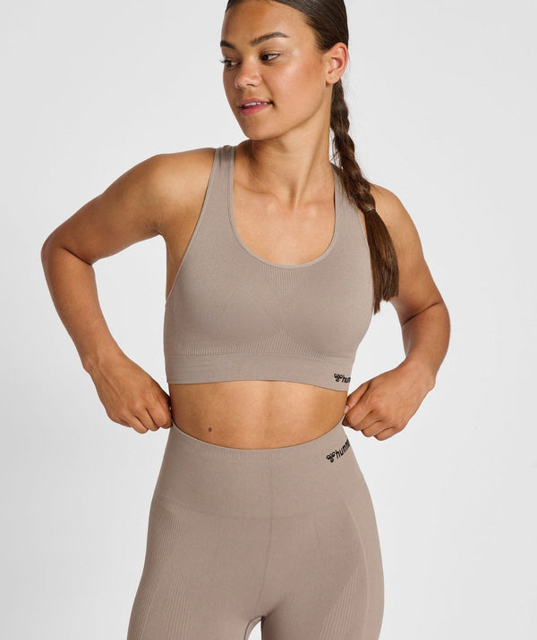 Hummel® - TIF Seamless Sports Top (Driftwood)