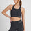 Hummel® - Christel Sports Top (Black/Asphalt Melange)