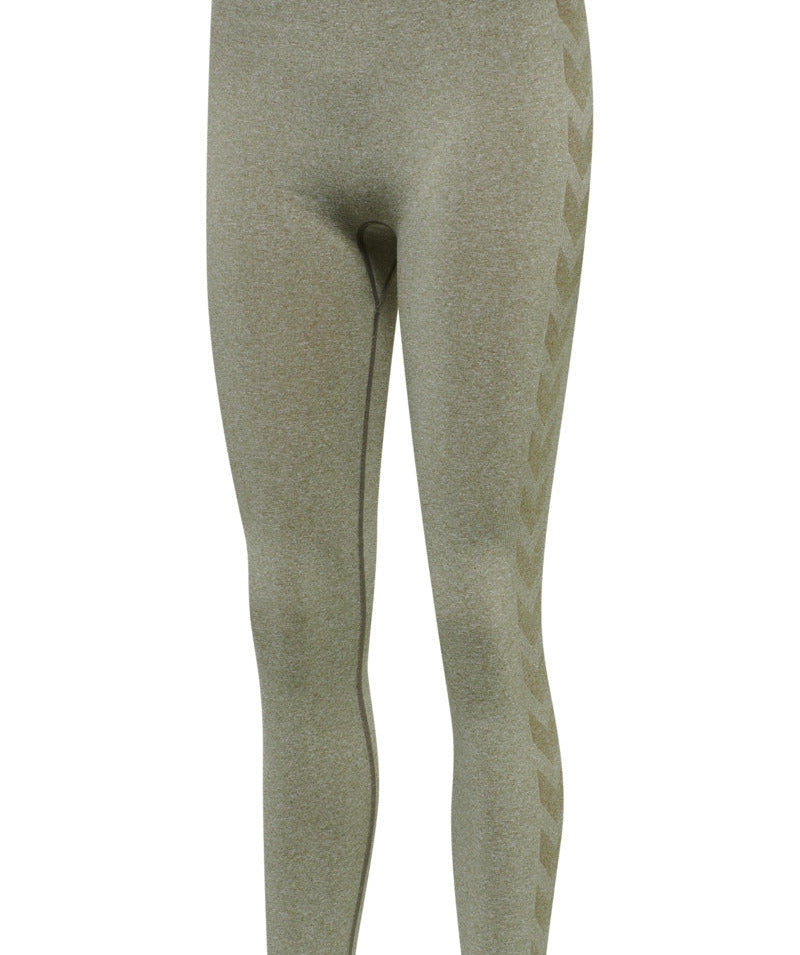 Hummel® - Classic Bee Seamless Leggings (Vetiver Melange)