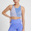 Hummel® - Unite Seamless Sports Top (Marina/Lavender)