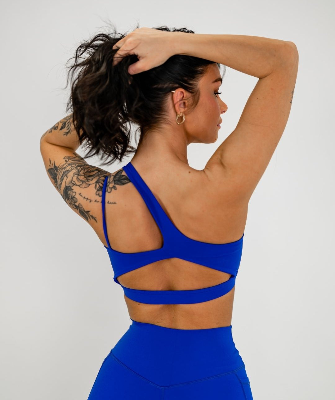 Jentle - Sola One Shoulder Bra (Dark Blue)