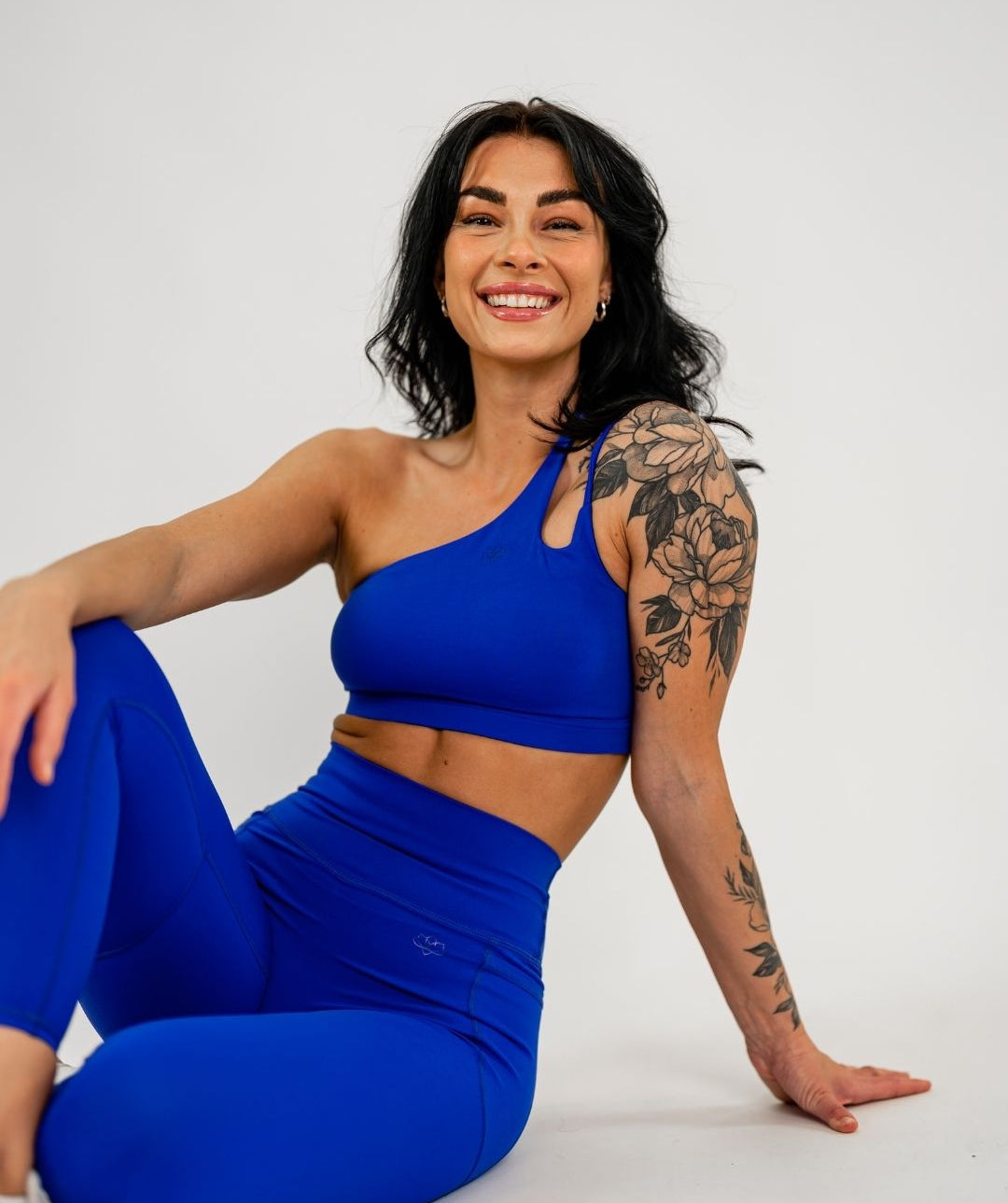Jentle - Sola One Shoulder Bra (Dark Blue)