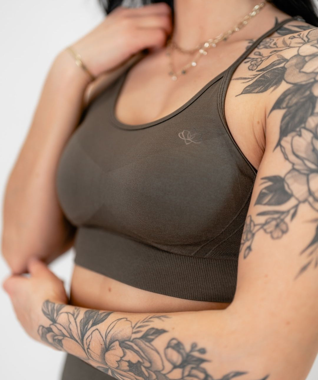 Jentle - Saga Sports Bra (Brown)