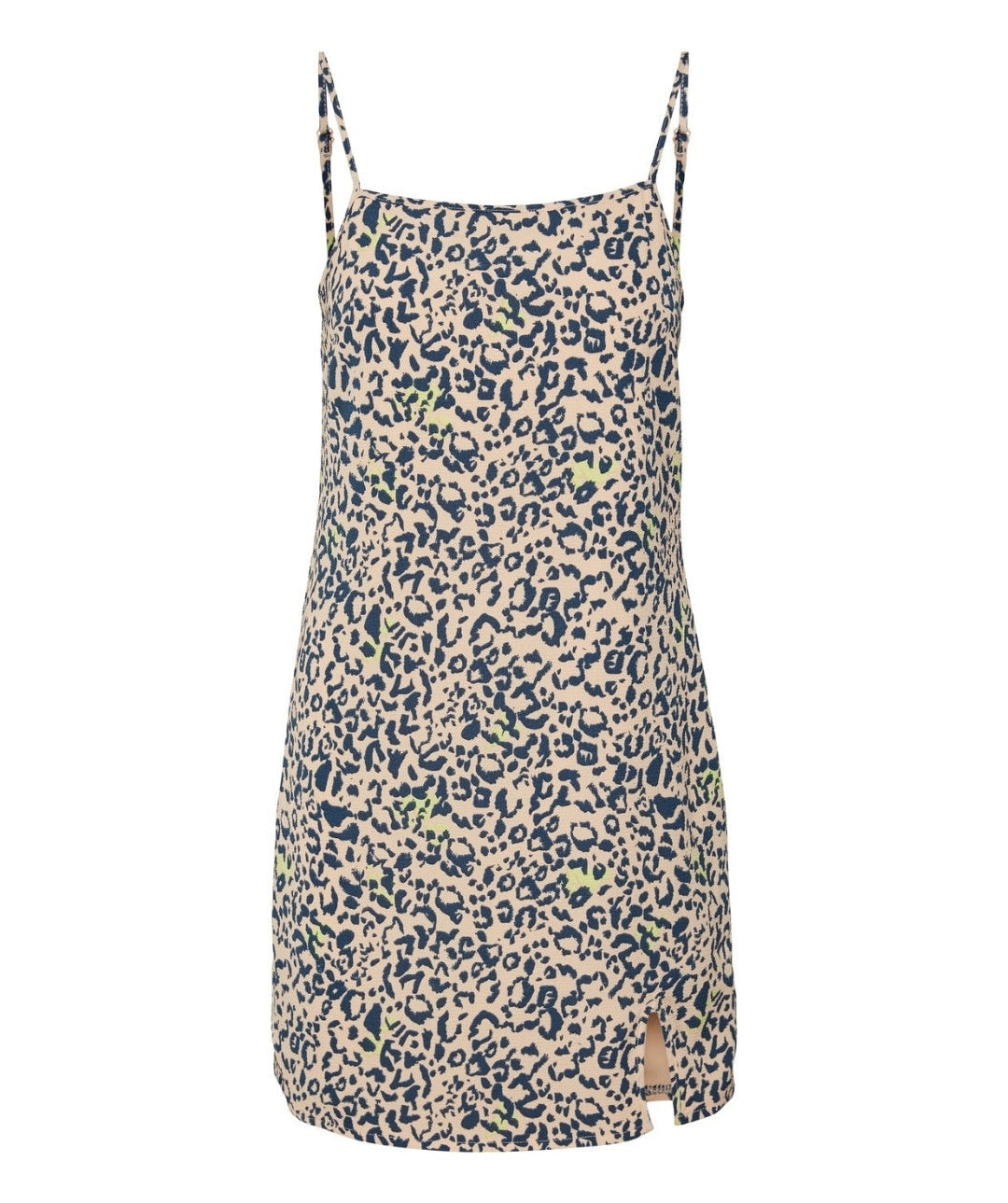 Noisy May - Clara Strap Short Dress (Hazelnut Leo)