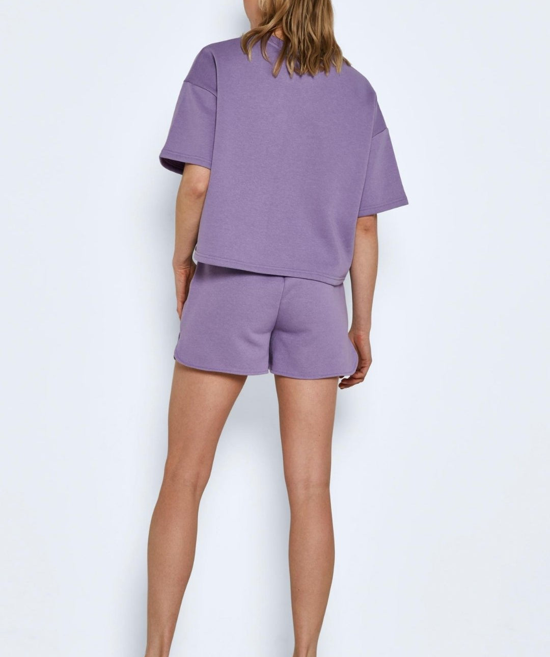 Noisy May - Karen Unbrushed Shorts (Chalk Violet)