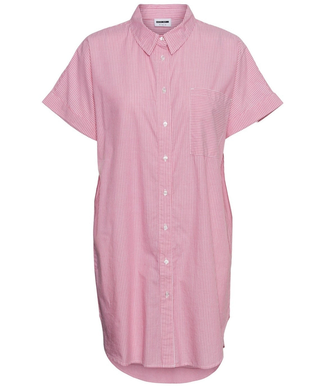 Noisy May - Alba S/S Short Shirt Dress (Rose)