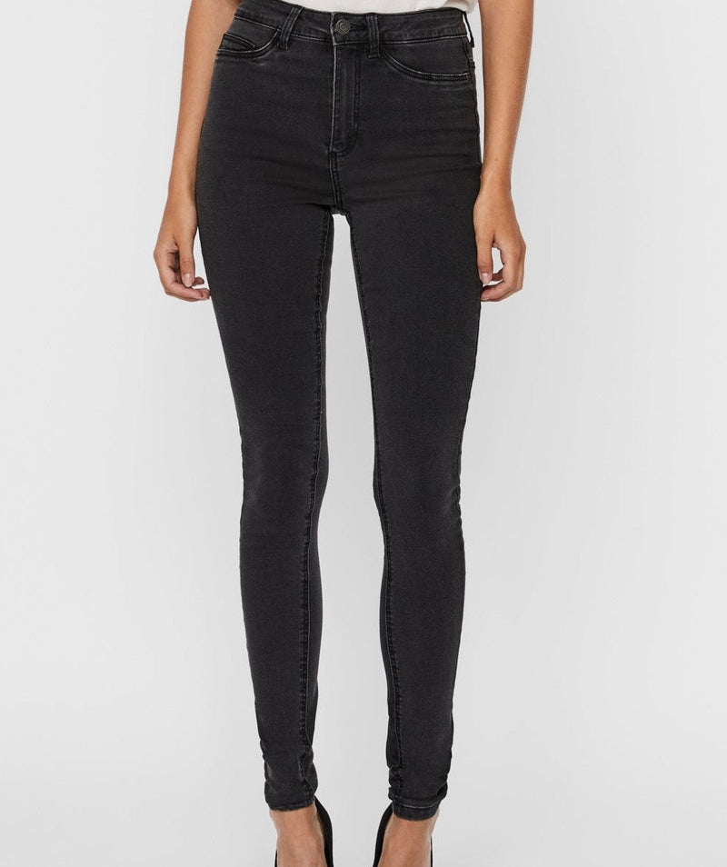 Noisy May - Callie Skinny Jeans (Dark Grey)