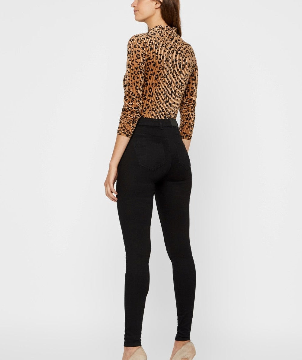 Noisy May - Callie Skinny Jeans (Black Denim)