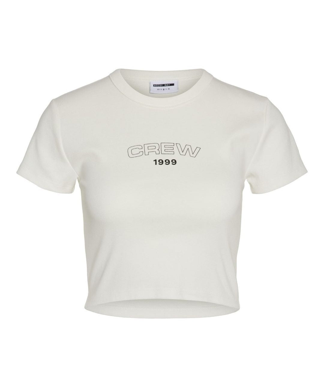 Noisy May - Tokyo S/S Print T-Shirt (Bright White W Black Logo)