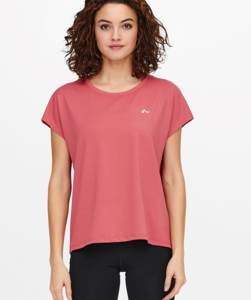 Aubree Only - Play SS Loose Berry) Tee (Holly Train