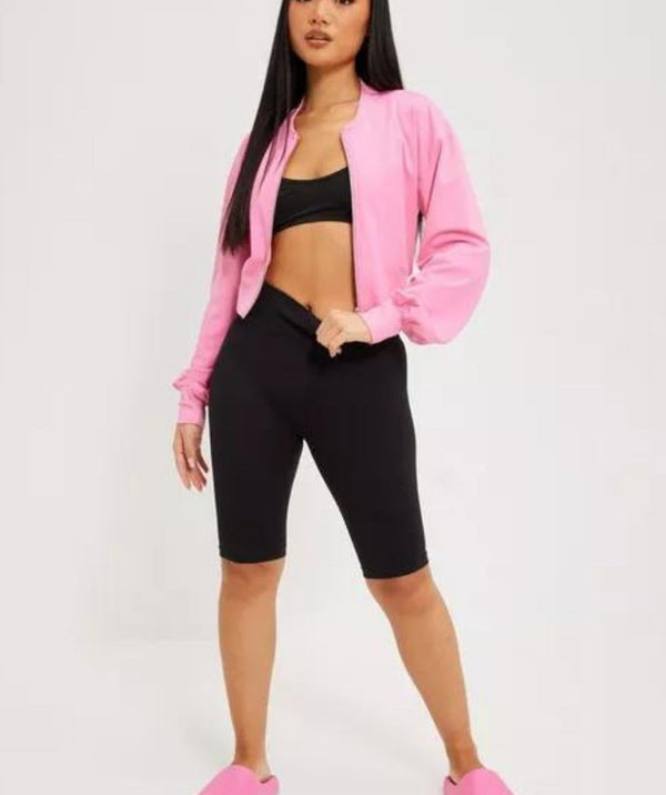 Only Play - Jaia HW Rib Lounge Shorts (Black)