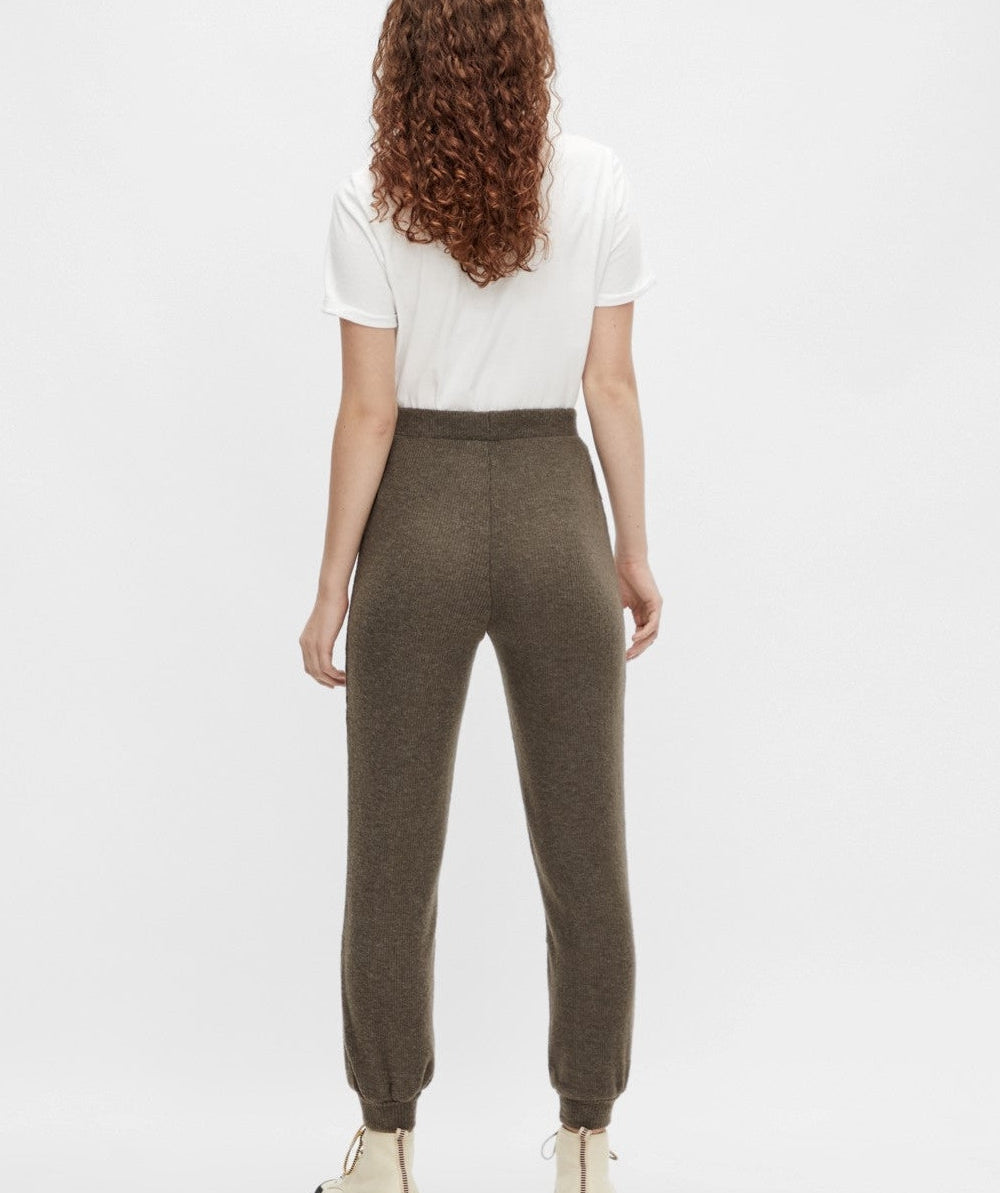 Pieces - Circle Regular Pant (Black Olive Melange)