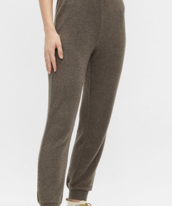 Pieces - Circle Regular Pant (Black Olive Melange)