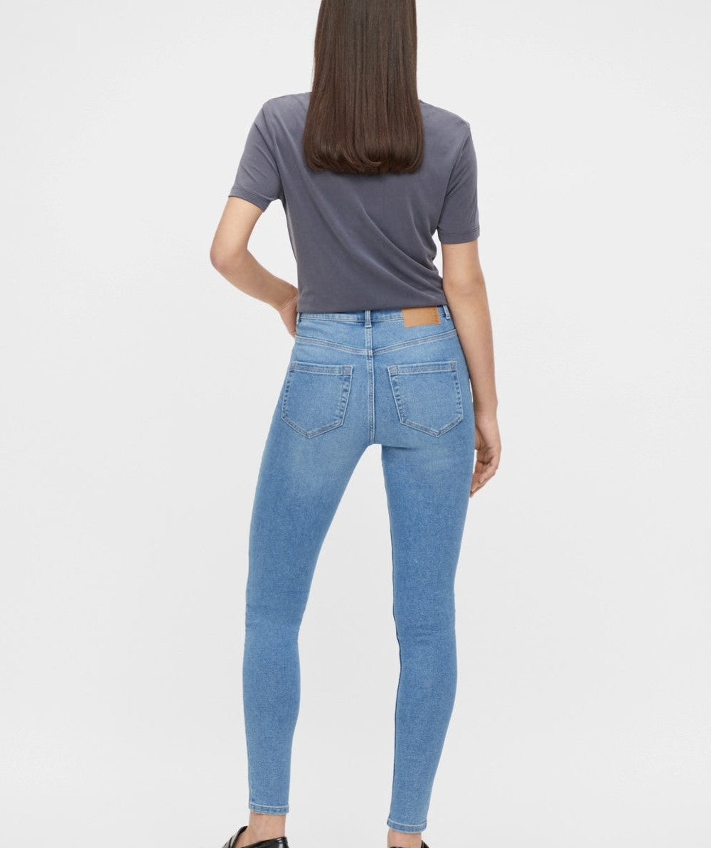 Pieces - High Five Flex Jeans (Light Blue)