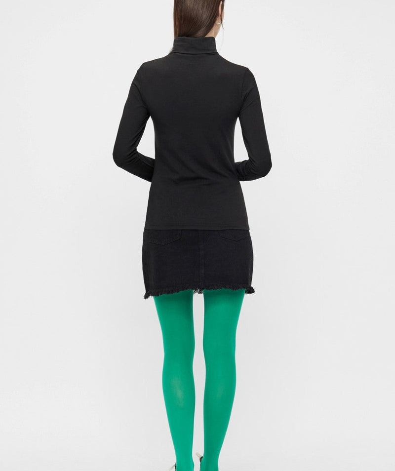 Pieces - Sirene LS Rollneck Top (Black)