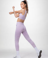 Rapid Wear - Ribbed Seamless Leggings (Lilac)