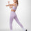 Rapid Wear - Ribbed Seamless Leggings (Lilac)