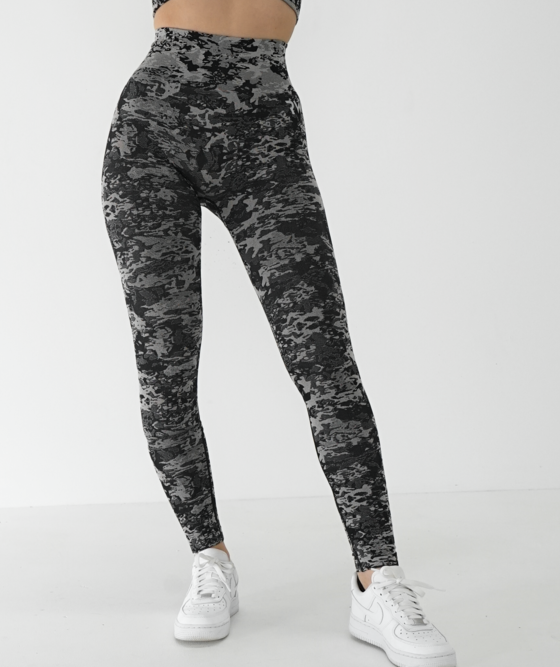 Rapid Wear - Challenger Camo Leggings (Charcoal)