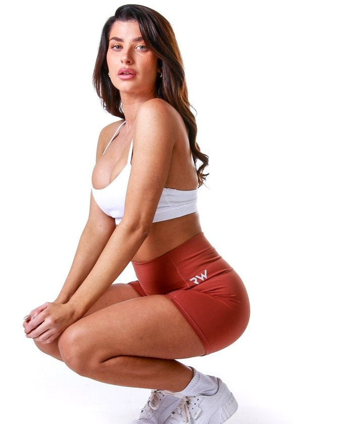 RapidWear - High Waist Shorts (Rustrød)